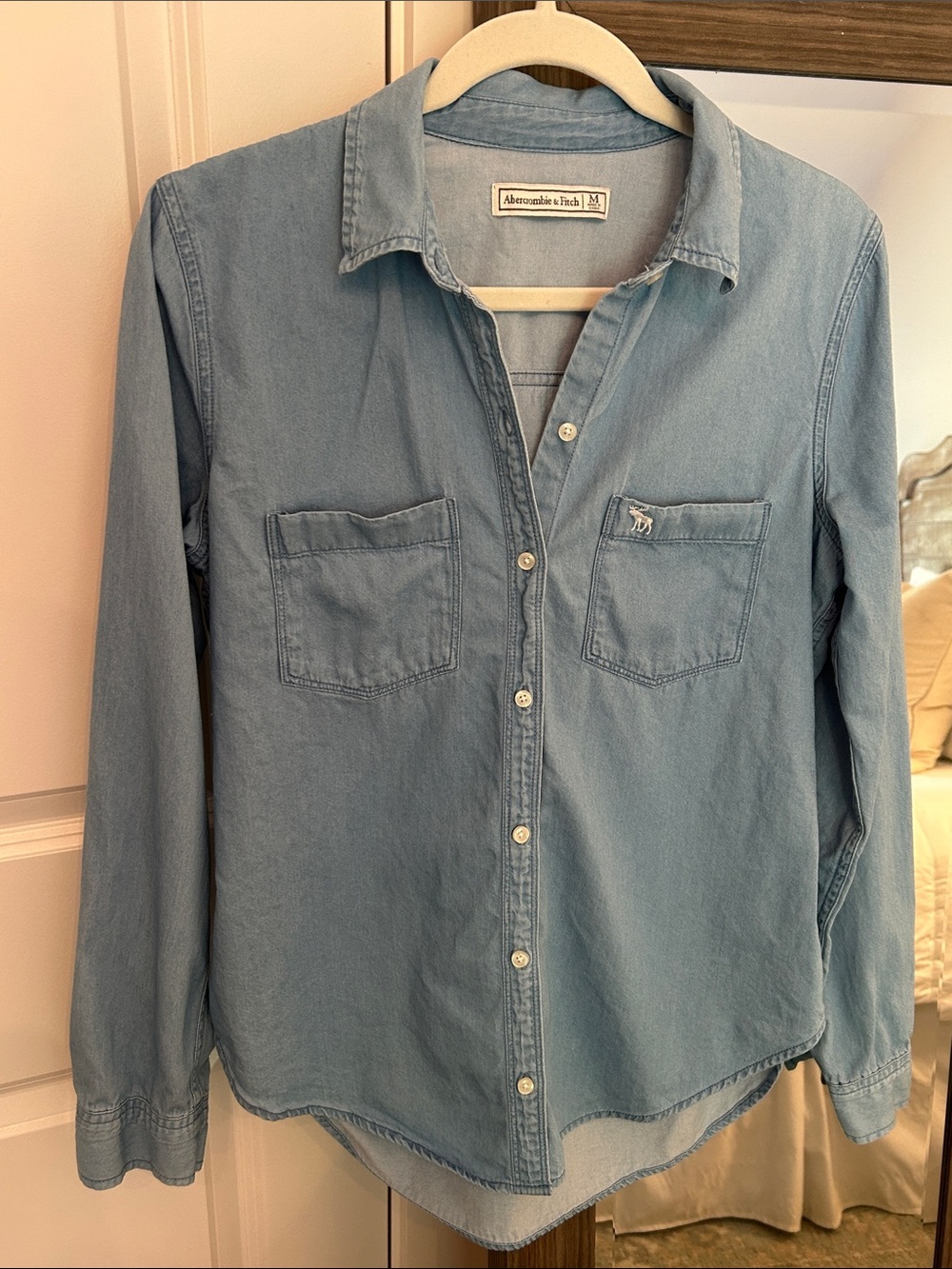 Abercrombie & Fitch Denim colored Top